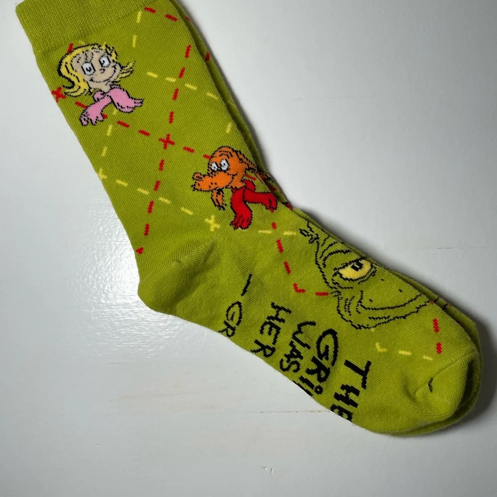McDonald’s Grinch Socks in Green - Picture 2 of 5